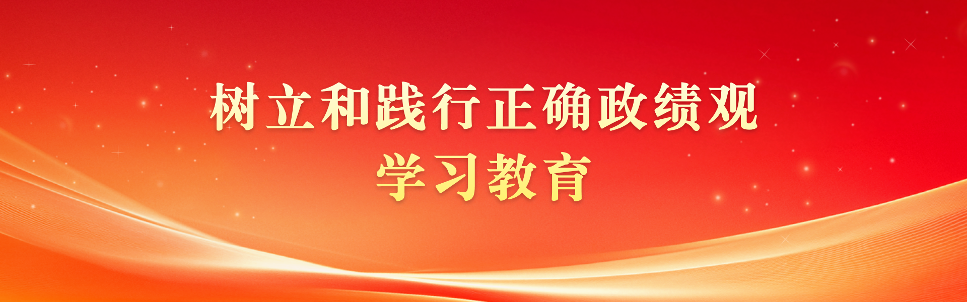 树立和践行正确政绩观学习教育